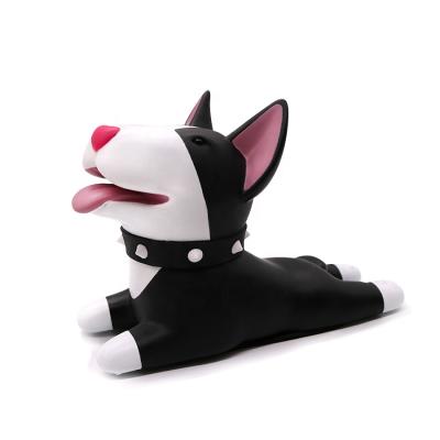 China Eco-Friendly Christmas Decoration Supplies Funny Cute Dog Silicone Door Draft Stopper Door Stopper Rubber Stopper for sale