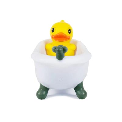 China B. DUCK Bathtub Shape Cute Eco Friendly Modern Plastic Soap Dish for sale