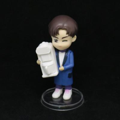 China Cartoon Toy Custom 3D Anime Character Design PVC Action Number Blind Box Toys for sale