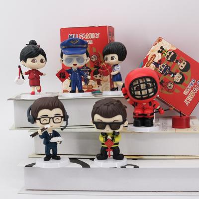 China Cartoon Toy Custom Vinyl Figure Collectible Figure PVC Action Number Blind Box for sale