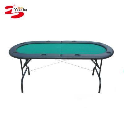 China Home Poker 72 Inch Folding 8 Player Casino Texas Hold'em Poker Table for sale