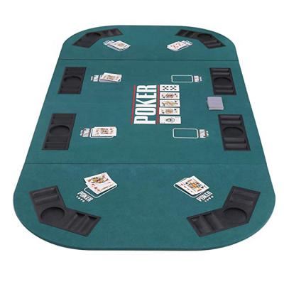 China Portable MDF 4 Poker Table Top 71 x 35 Inch Poker Folds Cover Top for sale