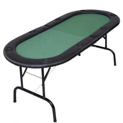 China Folding Leg 72 Players Inch 8 Foldable Poker Table Folding Poker Table for sale