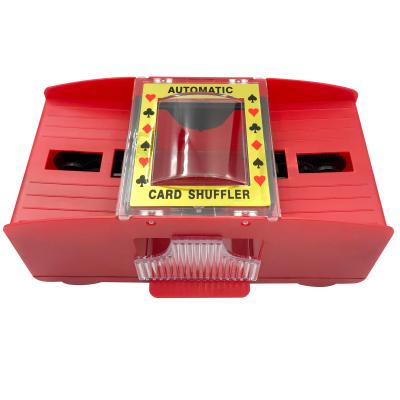 China Full Automatic, Battery Operated Casino 2 RED Deck YUANHE Automatic Card Shuffler for sale