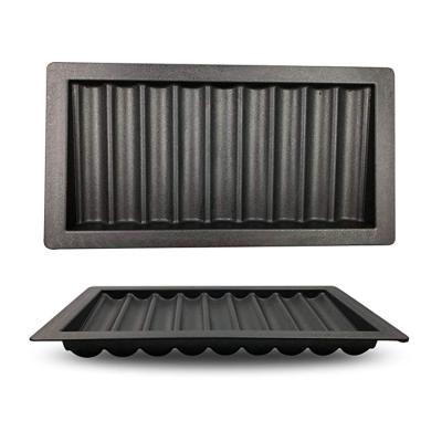 China Chip Tray YUANHE 9 Tier 450 Chip Plastic Black Chip Tray for sale