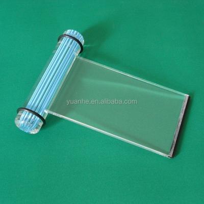 China Silver Acrylic Acrylic Palette / Silver Plunger With Turquoise Handle for sale