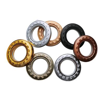 China China factory direct wholesale high quality colored goods curtain eyelet plastic eyelet rings eco-friendly use for sale