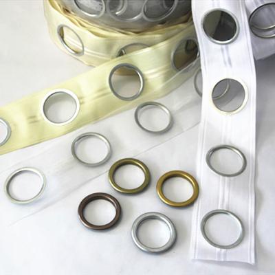 China Rustproof Made In China Curtains Curtain Eyelet Accessory Tape , Hook Tape Dubai Eyelet Curtain Tape for sale