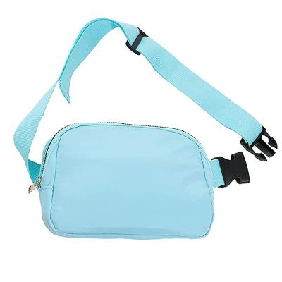 China Water Proof Customized Waterproof Nylon Fanny Packs Sports Running Belt Waist Bag Adjustable Waist Increasing Bags Fanny Pack for sale