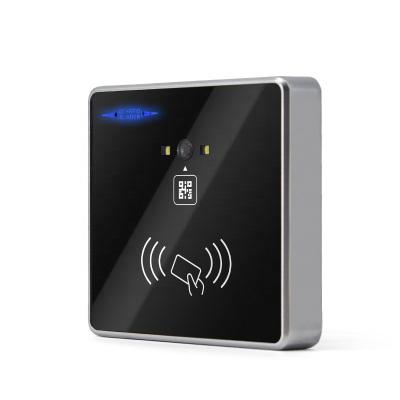 China Single Purpose Multi Ready QR Code Scanning Wiegand 26/34 Recessed Mounted Access Control Reader IC ID Card Reader for sale