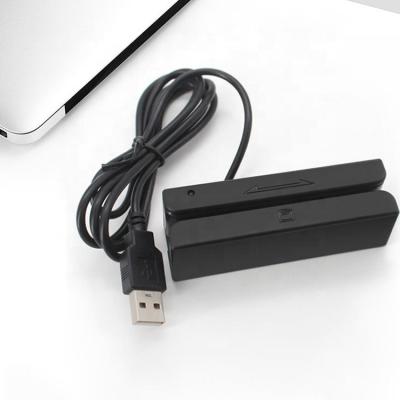 China Single USB Interface 3 Ways ISO 7810 Magnetic Card Reader 7813 Read For Windows Android Standard Phone Tablet for sale