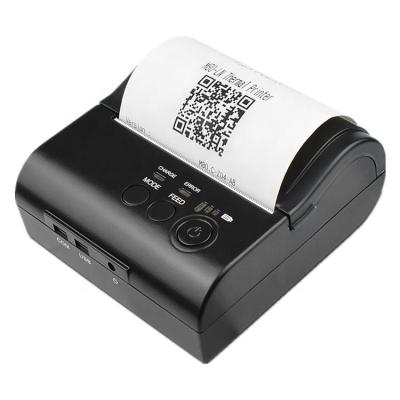 China Black Portable Blue Tooth 80mm POS Thermal Receipt Printer For Android Windows IOS System for sale