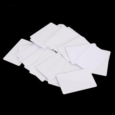 China Printable White Waterproof / Waterproof White PVC Frequency TK4100 M1 S50 Chip Card 125khz 13.56mhz for sale