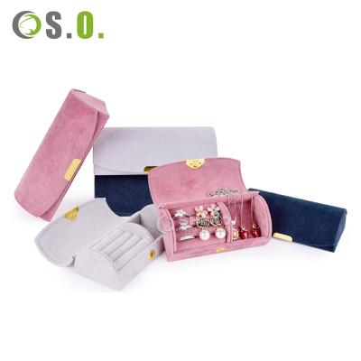 China Window Show Jewelry Korean Velvet Flockfabric For Jewelry Display Organizer Ring Box Guangzhou Shero for sale