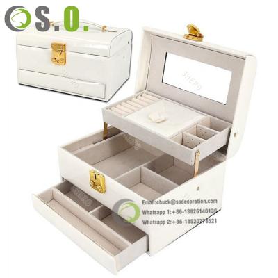 China Jewelry Store Package Leatherette And Stock Contract New Design Velvet Jewelry Display Trays Jewelry Cases for sale