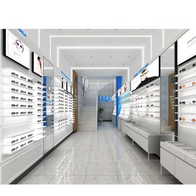 China Shop Modern Optical Store Decoration Designed Eyewear Shows Optical Display Furniture for sale