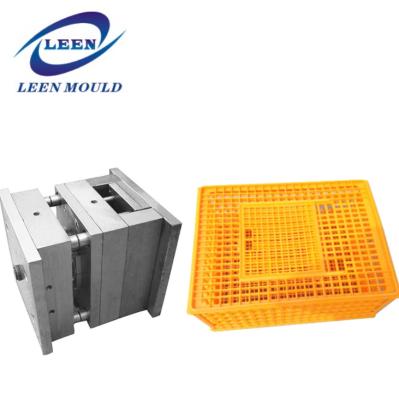 China Hot Sale Plastic Chicken Cage Plastic Injection Molds High Quality Outdoor Plastic Poultry Transport Cage Mold for sale