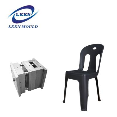 China High quality plastic chair injection molding household plastic armless chair with back mold for sale