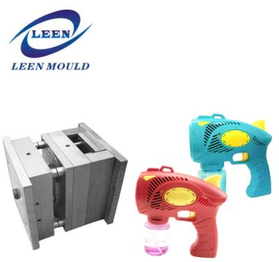 China New Design Plastic Bubble Gun Mold High Quality Plastic Toy Bubble Machine Gun Injection Mold for sale