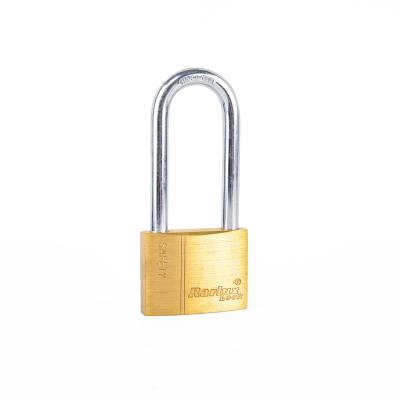 China Widely Used Top Steel Security Shackle Padlock 25mm Long Brass Padlock for sale