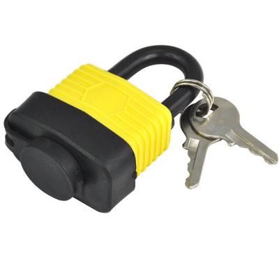 China Rarlux Security Top Padlock Anti-theft Steel Plastic Shell Cover Waterproof Laminated Padlock for sale