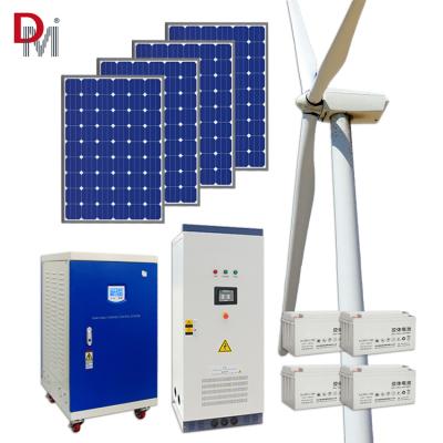 China Home Wind 50kw Solar Hybrid System 20kw Wind And 30kw Solar Hybrid Power Off Grid for sale