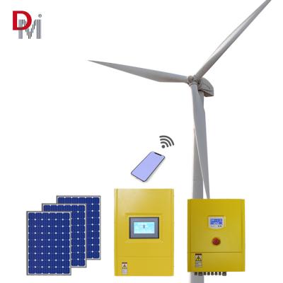 China On Grid Wind Power System 10KW Vertical Axis Wind Generator On Grid With Wind Generator Controller And Grid Tie Inverter for sale