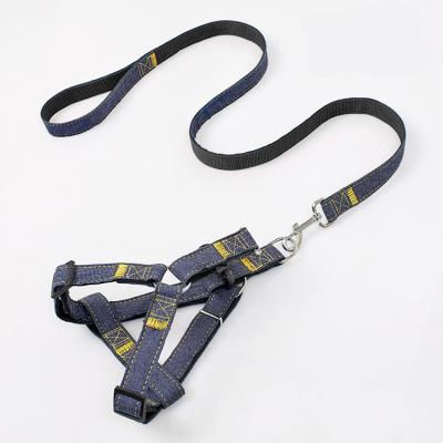 China Wholesale Free Retractable Puppy Collar And Leash Set Harness Lights And Large Dog Vest Hands Belt for sale