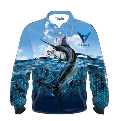 China Antibacterial Buttons Up Tournament Pad Long Sleeve Button Up Fishing Tank Top for sale