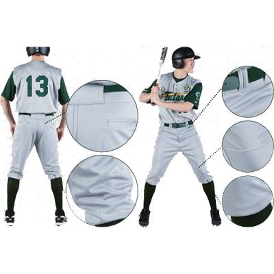 China Plus Size 5xl Breathable Custom Adult Baseball Pants for sale