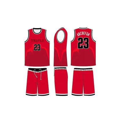 China Professional Antibacterial Custom Sublimated Basketball Training Tank Tops for sale