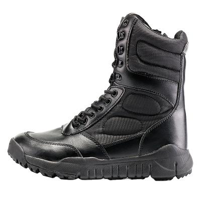 China CQB.SWAT Deodorization Black Tactical Military Boots With Zipper For Army for sale