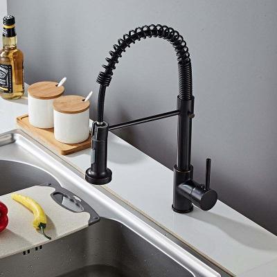 China Sense Faucets Kitchen Faucet With Pull Down Sprayer Handle Single Spring Kitchen Sink Faucets for sale