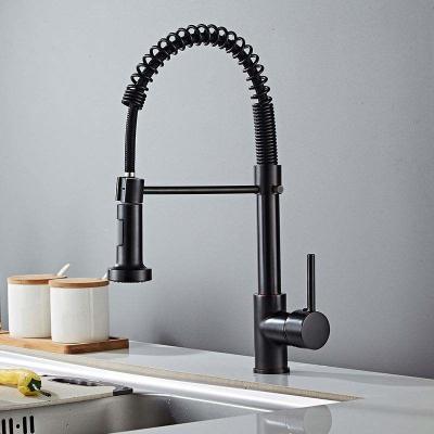 China Sense Faucets Rose Gold Tap Watermark Luxury Pull Down Kitchen Faucet for sale