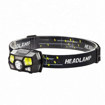 China Convenient Hot Sale LD22 Led Torch Headlight With Head Strap Factory Outlet Light Waterproof Led Motion Sensor Headlamp Rechargeable for sale