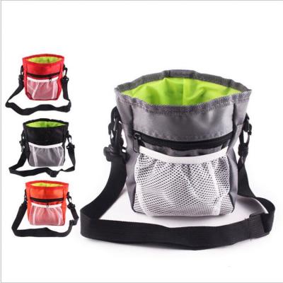 China LD-WB-11 Factory Price Oxford Dog Treat Bag Durable Foldable Water Proof Pets Forming Pouch Bag With Waist Belt for sale