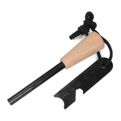 China Hot Sale Cheap Fire Starter Rod LD21CC Steel Safe Flint And Durable Stone Survival Kit for sale