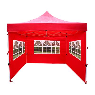 China Waterproof Outdoor Gazebo Event Pop 10X10 Folding Trade Show Tents With Side Wall for sale