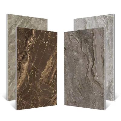 China Large Glazed Metallic Thin Tiles 900*1800 Size Large Format Porcelain Interior Marble Thin Wall And Floor Slabs for sale