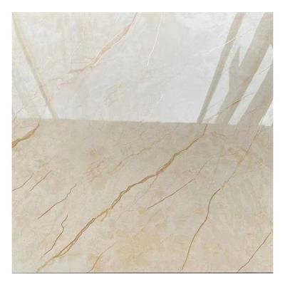 China Glazed Metallic Tiles Living Room Extraordinary Marble Tile Polished 800 x 800mm High Grade Gold Glazed Floor Tile for sale