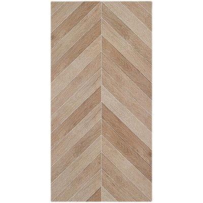 China 2022 Rural New Listing Antique Dark Wood Grain Glazed Wood Antique 600*1200mm Ceramic Look And Wall Porcelain Floor Tiles for sale