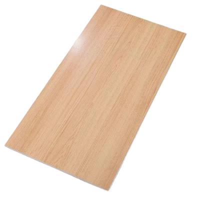 China 2022 Market Style Dark Wood Country Rural Grain Glazed Porcelain 600*1200mm Wood Exterior Bathroom Wall Tile for sale