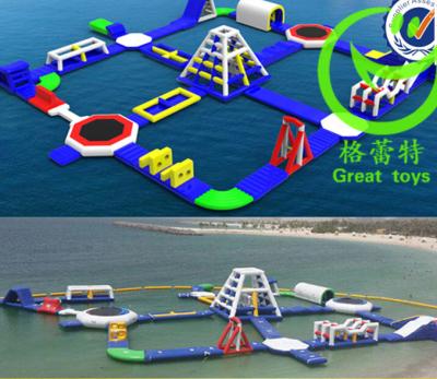 China Giant Inflatable water park with warranty 48months from GREAT TOYS LTD for sale