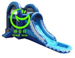 China 2016 Hot sell Jumping castles Inflatable water slide with 24months warranty from GREAT TOYS for sale