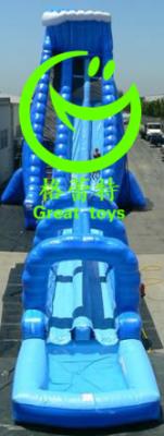 China giant inflatable water slide for adult with 24months warranty from GREAT TOYS for sale