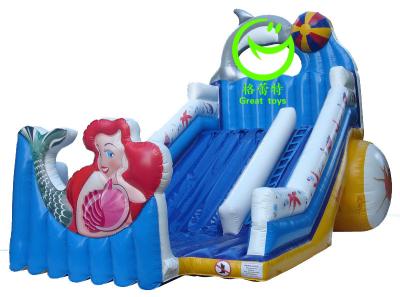 China 2016 hot sell inflatable mermaid slide  with 24months warranty GT-SAR-1609 for sale