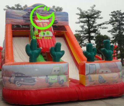 China Hot selling  inflatable car slide with 24months warranty GT-SAR-1638 for sale