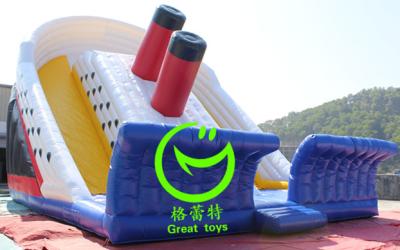 China Best selling  inflatable titanic  slide  for sale with 24months warranty GT-SAR-1648 for sale