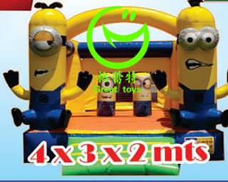 China 2016 hot sell  minion inflatable bounce house with 24months warranty GT-BC-1834 for sale