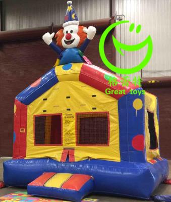 China 2016 hot sell Clown inflatable bouncer  with 24months warranty GT-BC-1838 for sale